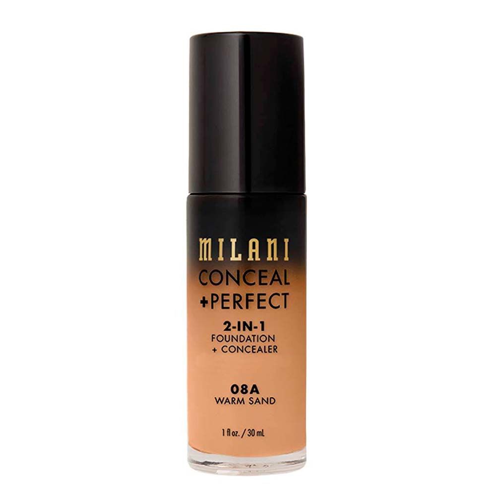BASE MILANI 2EN1 30ML 08A WARM SAND