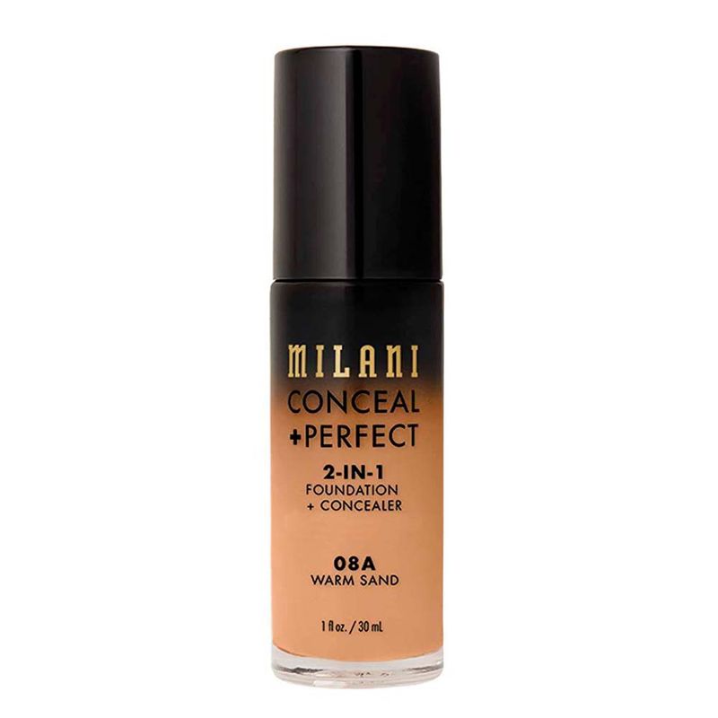BASE MILANI 2EN1 30ML 08A WARM SAND