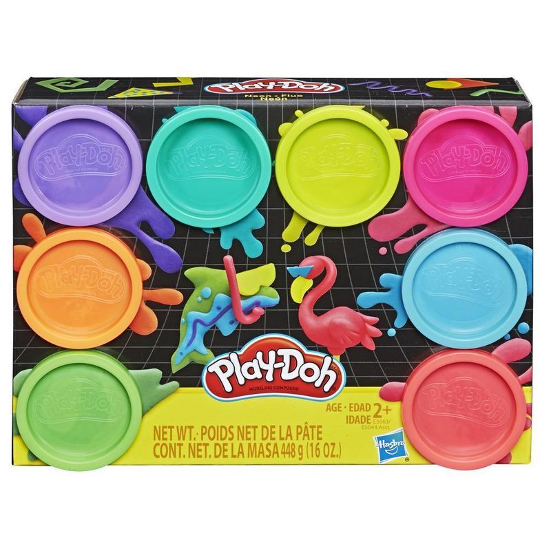 PLAY DOH 8 PACK NEON