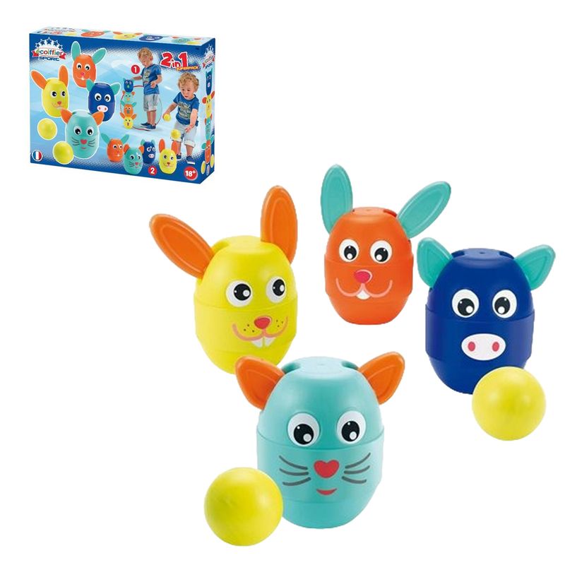 MON 1ER JEU DE QUILLES ANIMAUX