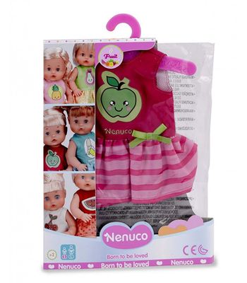 ROPA PARA MUÑECO NENUCO CON  MANZANA