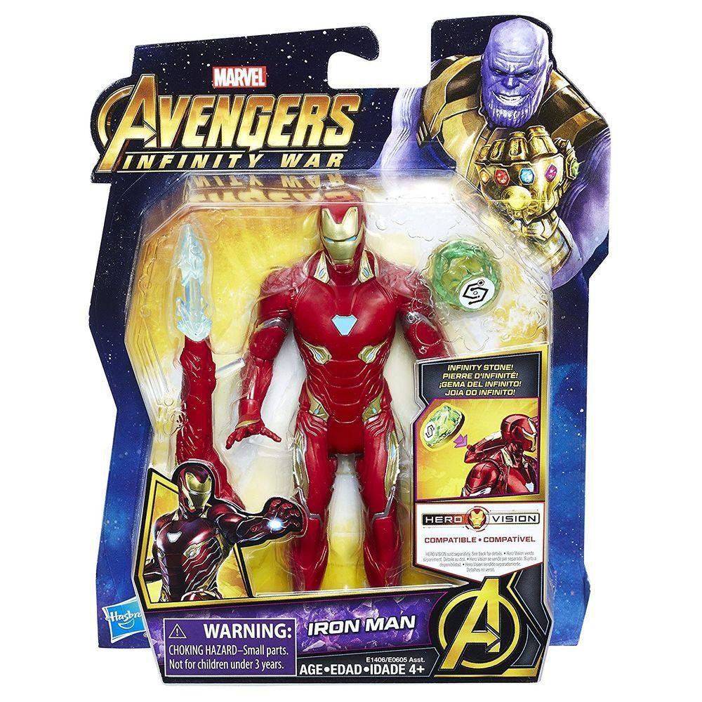 MUÑECO HASBRO MARVEL AVENGERS IRON MAN GUERRA INFINITA