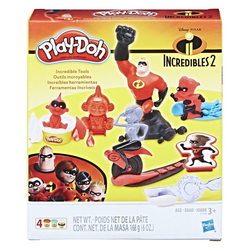 MASA PARA MOLDEAR HASBRO PLAY DOH OS INCRIVEIS 2 TOOLS