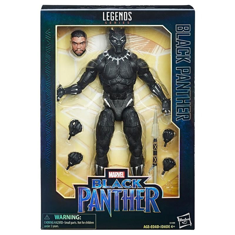 MUÑECO HASBRO MARVEL  AVENGERS LEGENDS PANTERA NEGRA