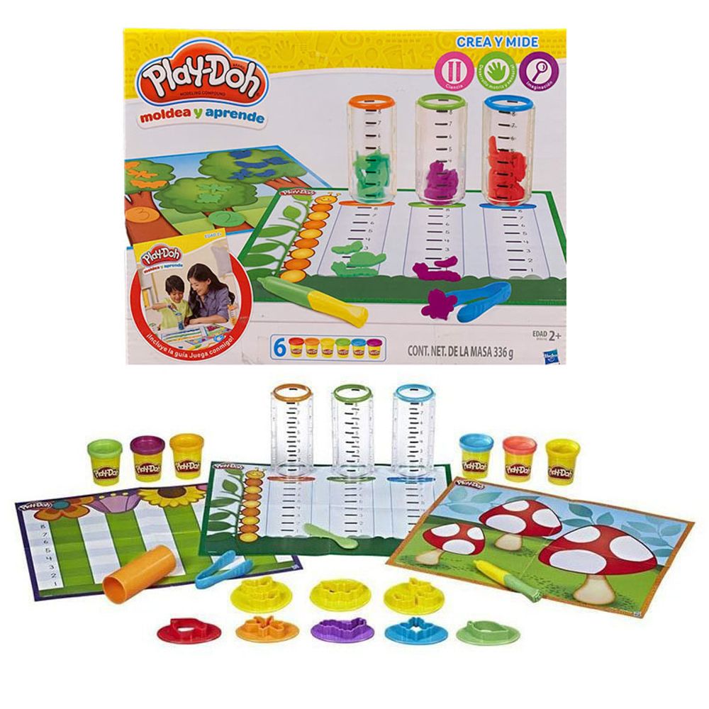 MASA PARA MOLDEAR HASBRO PLAY DOH MODELAR E APRENDER
