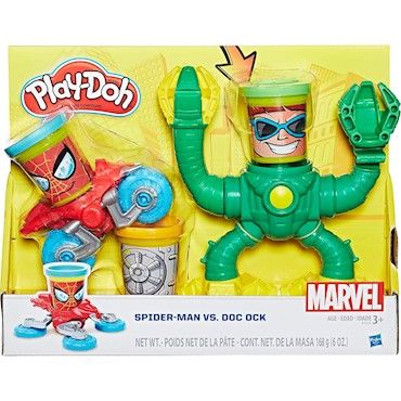 MASA PARA MOLDEAR HASBRO PLAY DOH MVL SPIDERMAN VS DO OCK