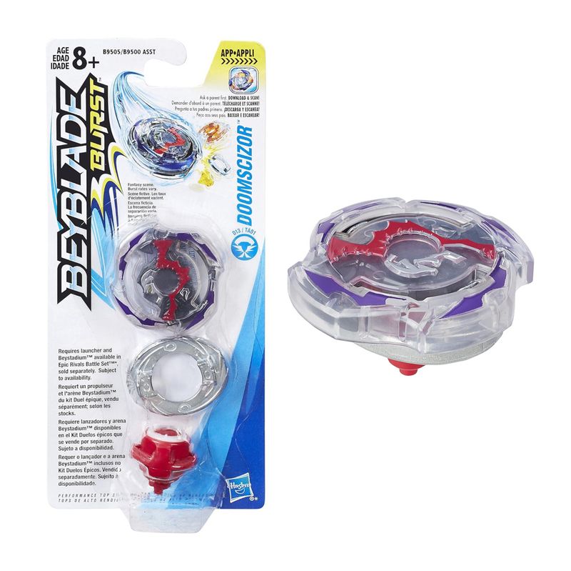 TROMPO BEYBLADE SINGLE TOP DOOMSCIZOR