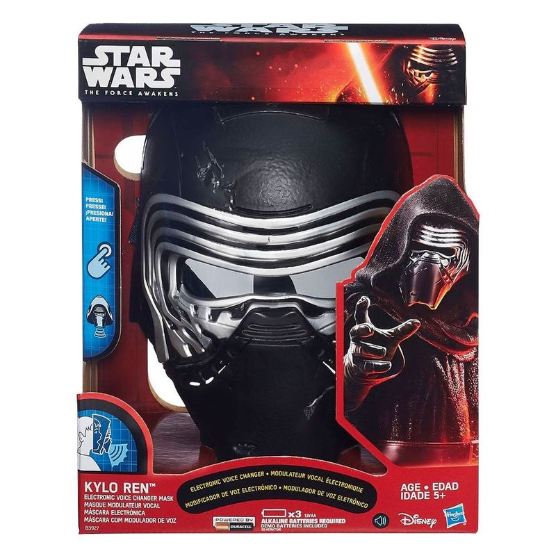 MASCARA HASBRO STAR WARS  ELET KYLO REN