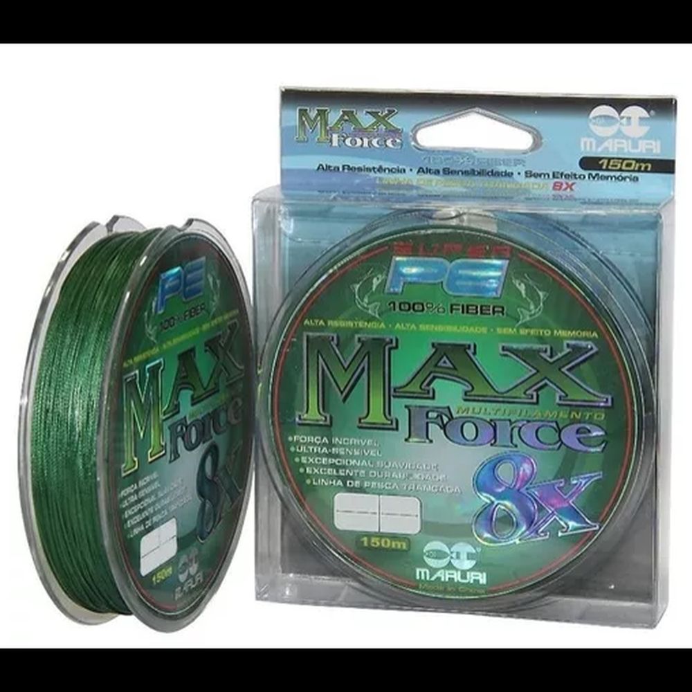 LINEA MULT 8X PE MAX FORCE 0.34MM 44LBS 150M