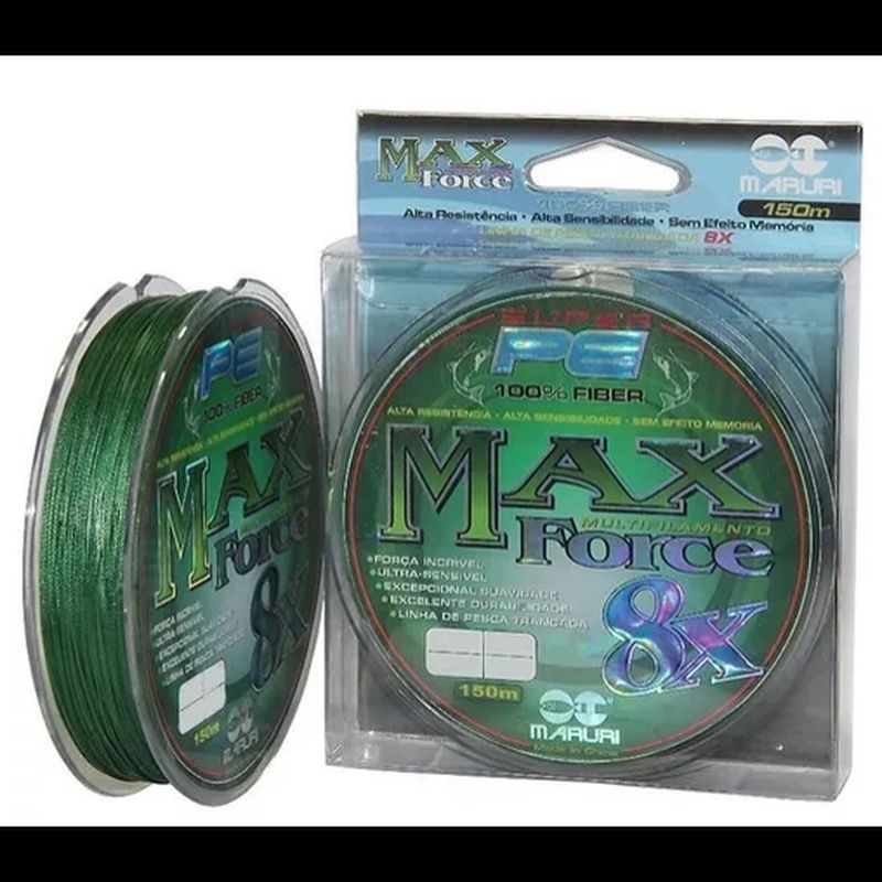 LINEA MULT 8X PE MAX FORCE  0.50MM 76LBS 150M