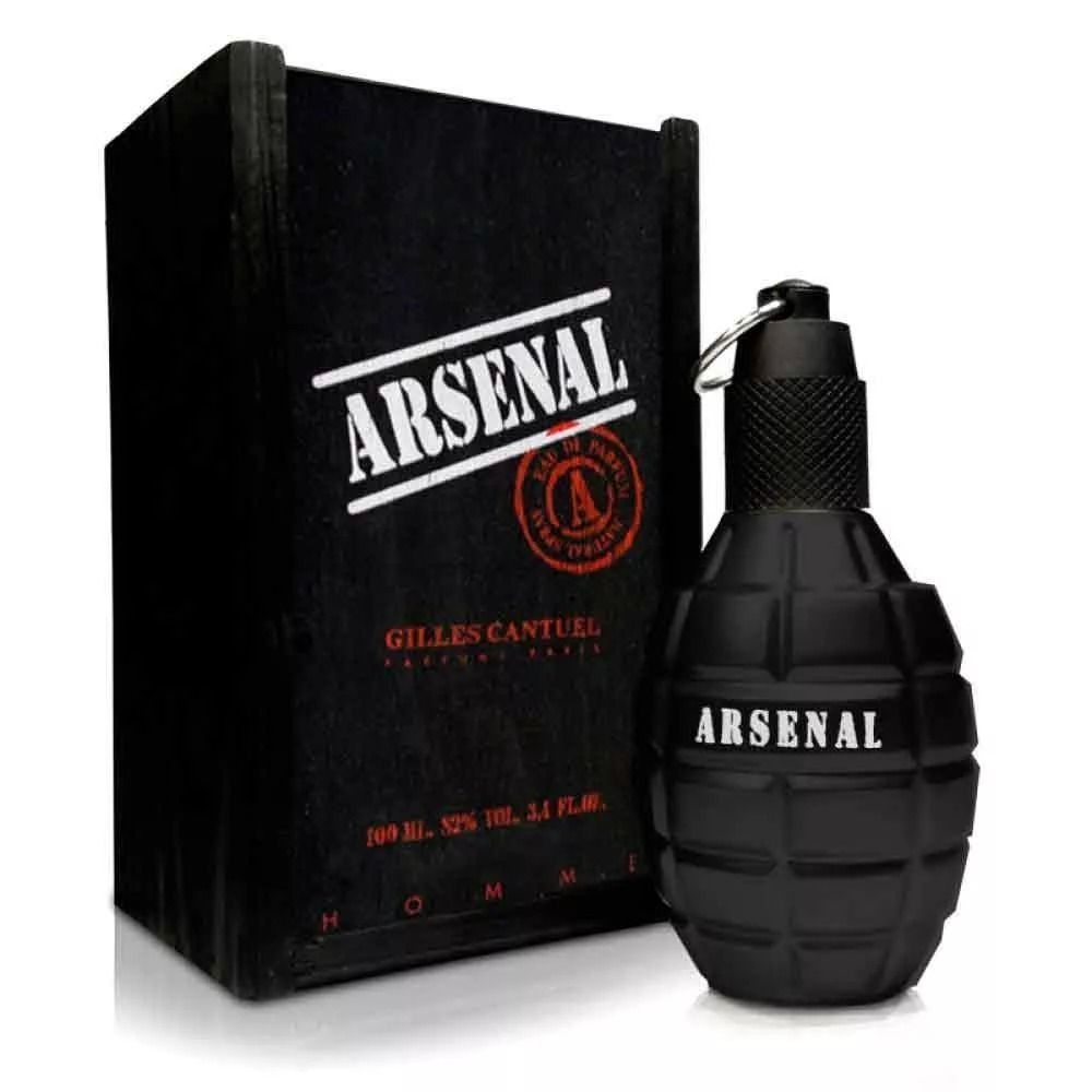 PERFUME MASCULINO GILLES CANTUEL ARSENAL BLACK  EDP 100ML