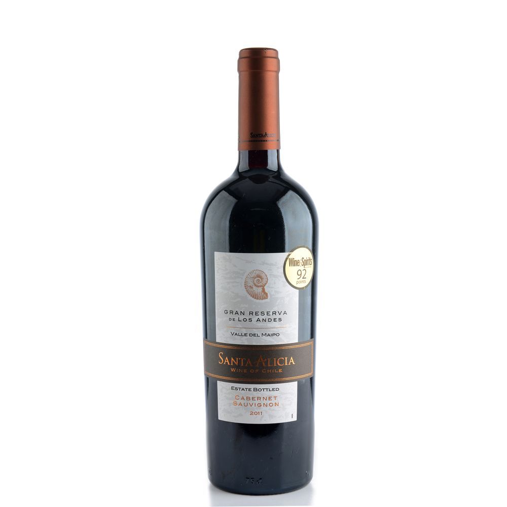 VINO SANTA ALICIA GRAN RESERVA CABERNET SAUVIGNON 750ML