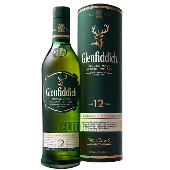 WHISKY GLENFIDDICH 12 ANOS 1L