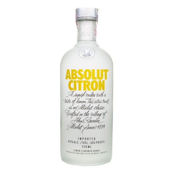 VODKA ABSOLUT CITRON 200ML