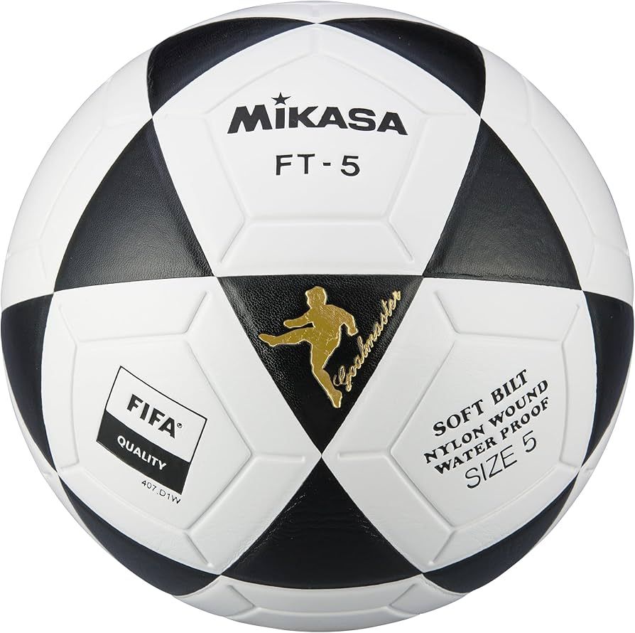 PELOTA DE FUTVOLEI MIKASA BLANCO CON NEGRO NR2