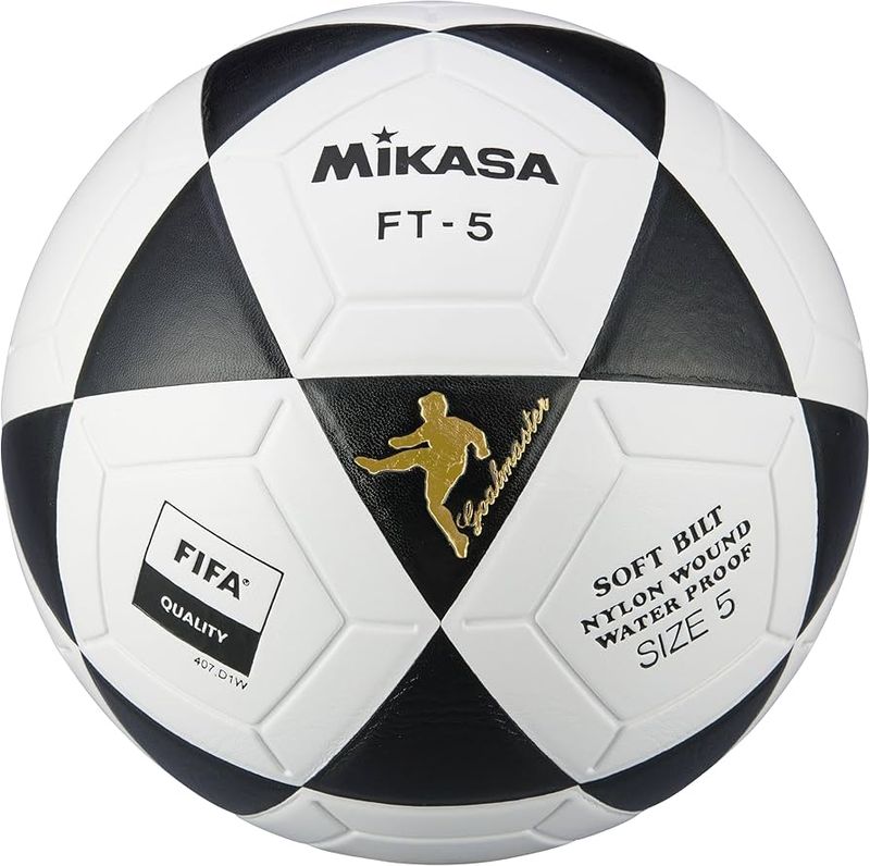 PELOTA DE FUTVOLEI MIKASA BLANCO CON NEGRO NR2