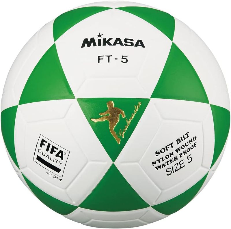 PELOTA DE FUTVOLEI MIKASA BLANCO CON VERDE NR16