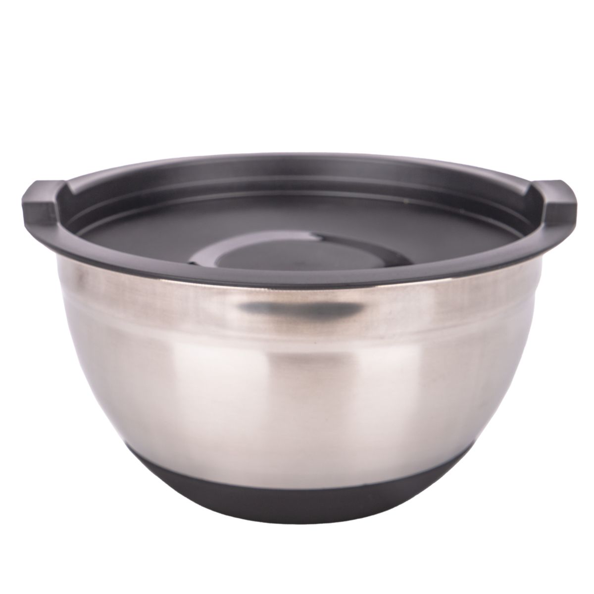 BOWL DE ACERO INOXIDABLE DE PRIMERA CALIDAD BASE DE GOMA ANTIDESLIZANTE DE 18CM