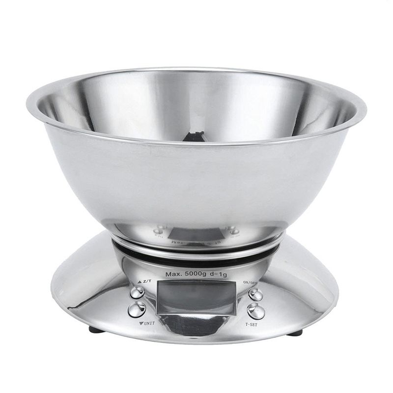 BALANZA DIGITAL DE COCINA BOWL INOX 5KG