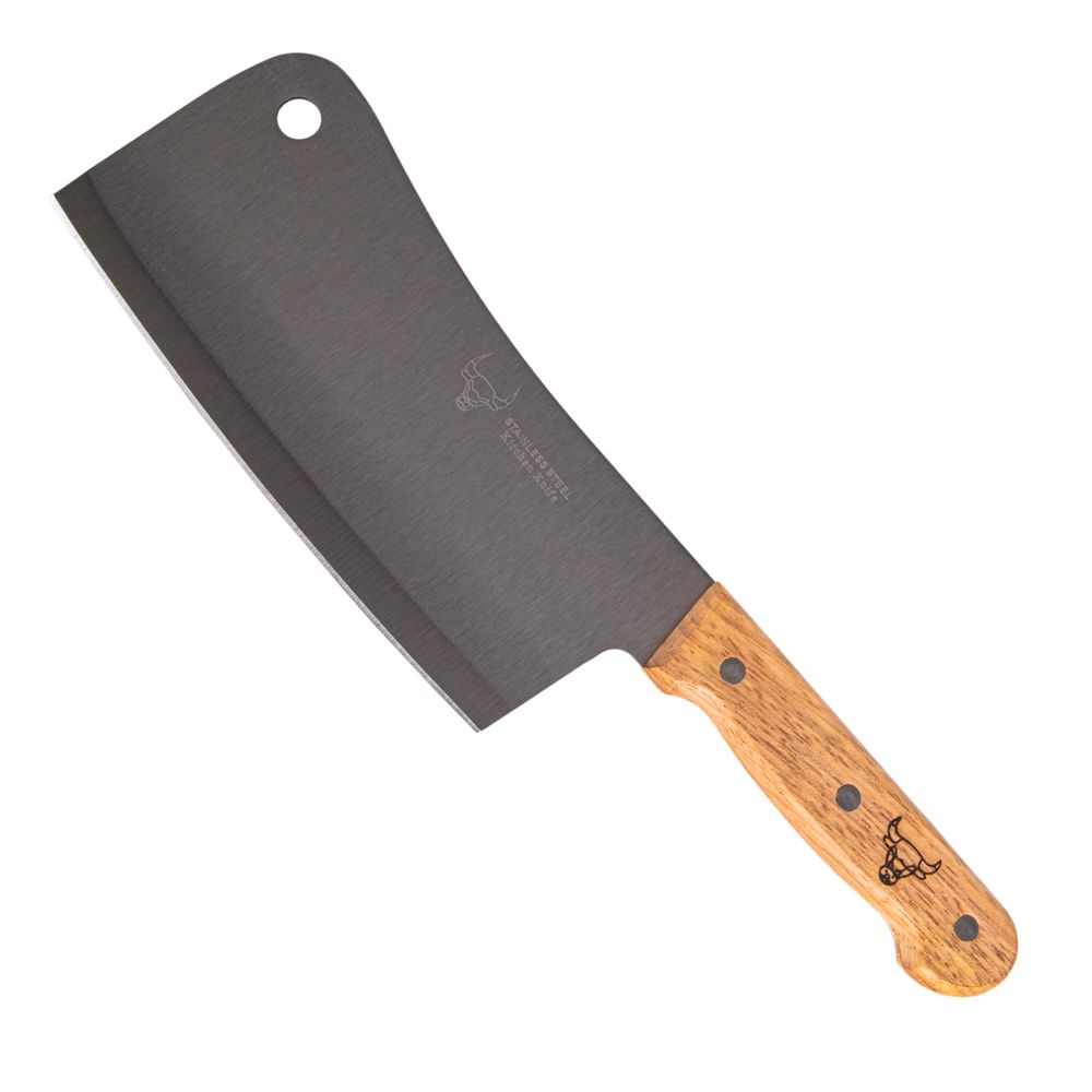 CUCHILLO ANCHO DE ACERO INOXIDABLE. 32CM