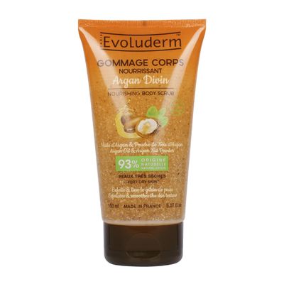 EXFOLIANTE CORPORAL EVOLUDERM ARGAN TODO TIPO DE PIEL 150ML