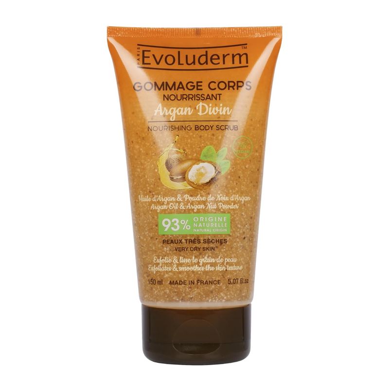 EXFOLIANTE CORPORAL EVOLUDERM ARGAN TODO TIPO DE PIEL 150ML