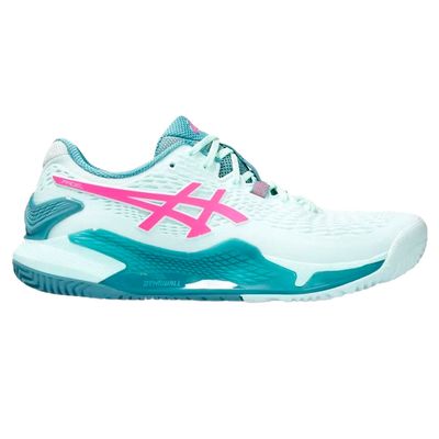 CALZADO ASICS GEL RESOLUTION 9 TENIS ROSA FEMENINO TAM 39