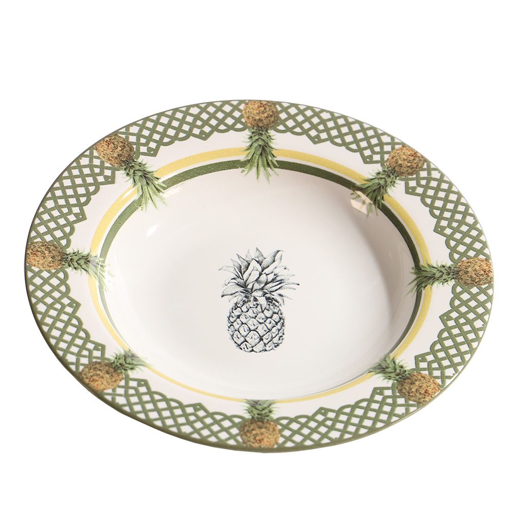 ALLEANZA PLATO HONDO PINEAPLLE 