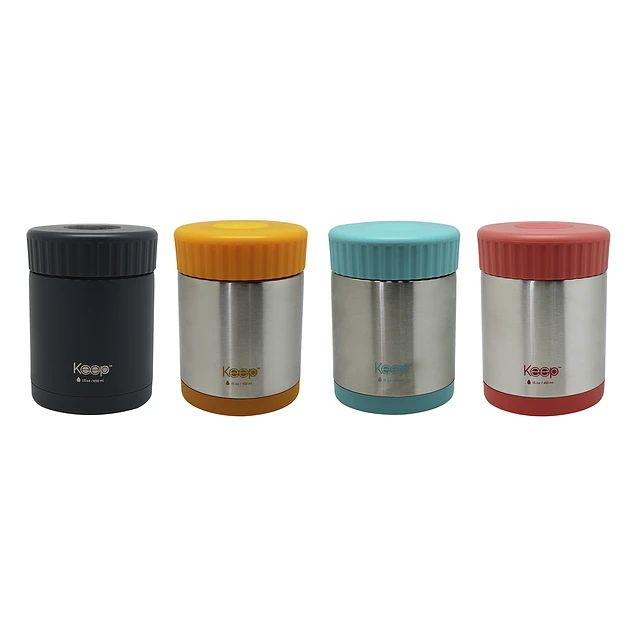 TERMO COMIDA KEEP ACERO INOXIDABLE COLORIDA 450ML