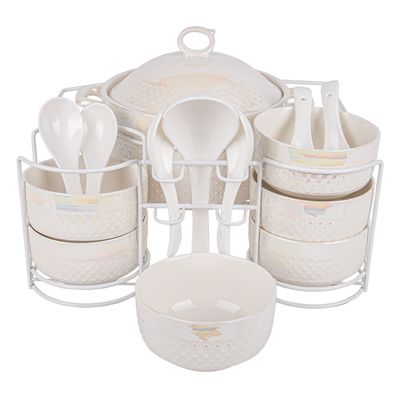 JUEGO DE SOPERA DE PORCELANA 15 PZS