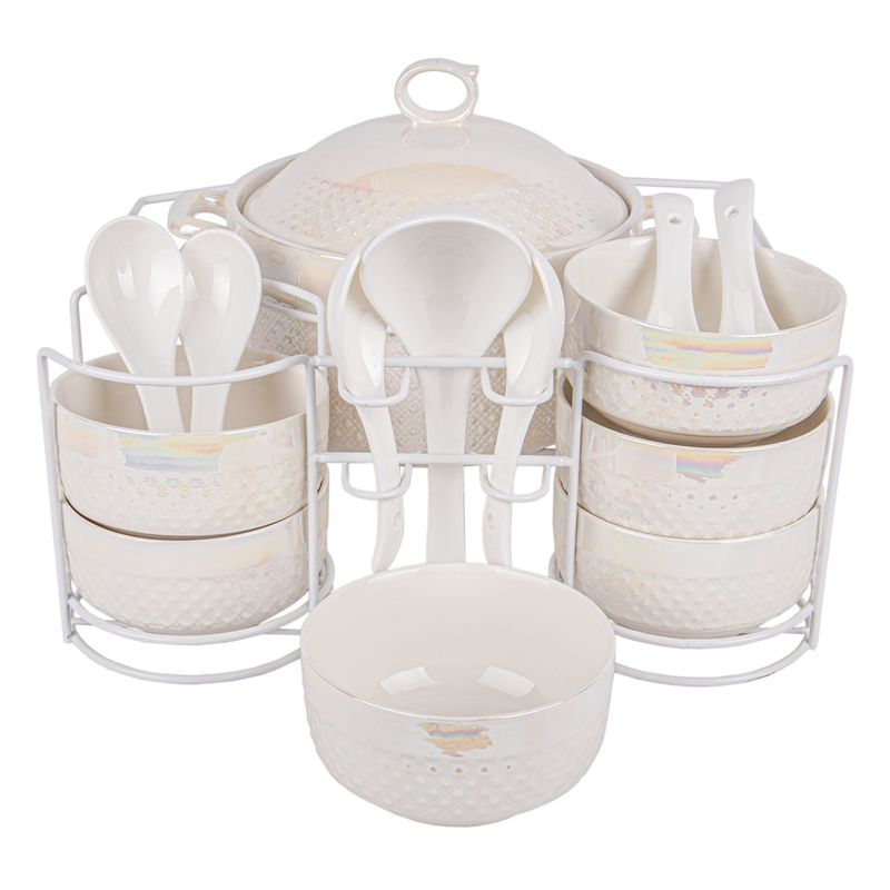 JUEGO DE SOPERA DE PORCELANA 15 PZS