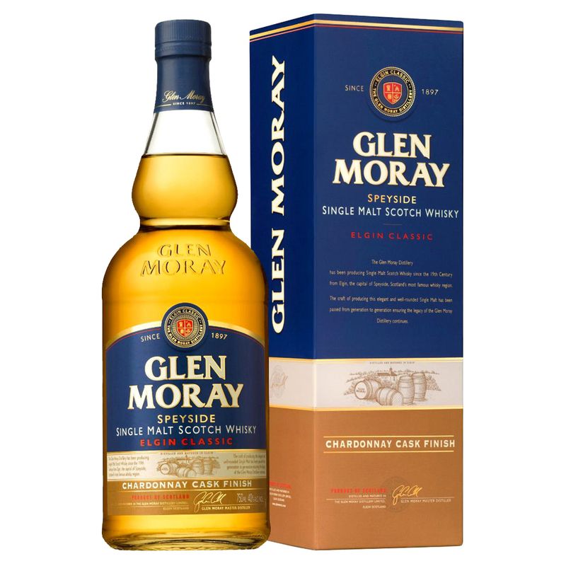 WHISKY GLEN MORAY CHARDONAY CASK 700ML