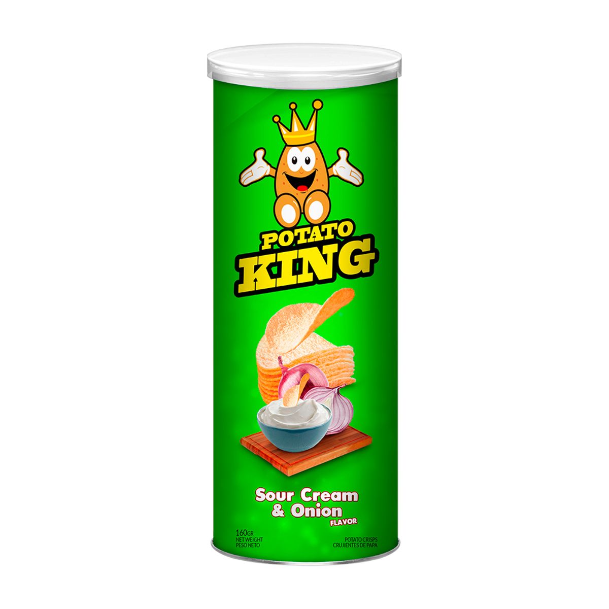 POTATO KING SOUR CREAN &amp; ONION