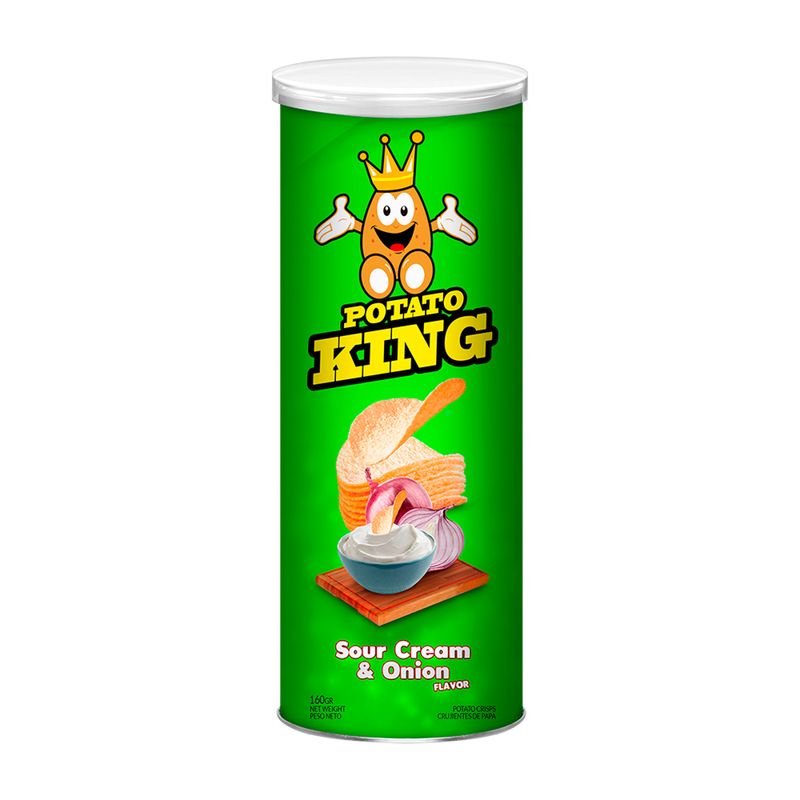 POTATO KING SOUR CREAN &amp; ONION