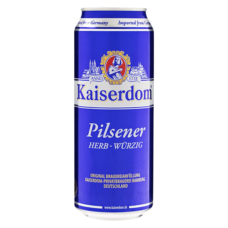 CERVEZA KAISERDOM PILSEN HERB-WURZ LATA 500ML