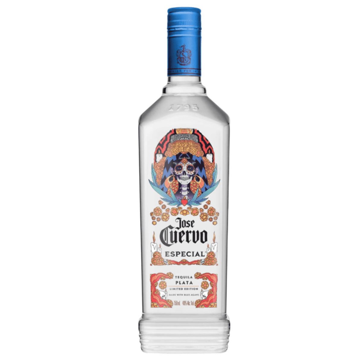 TEQUILA JOSE CUERVO BLANCO CALAVERA 750ML