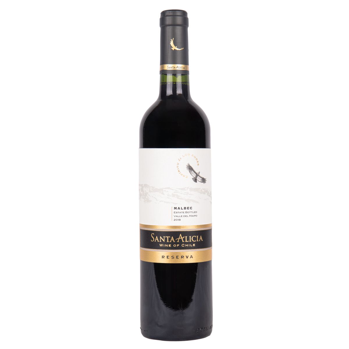 VINO SANTA ALICIA RESERVA MALBEC TUBO