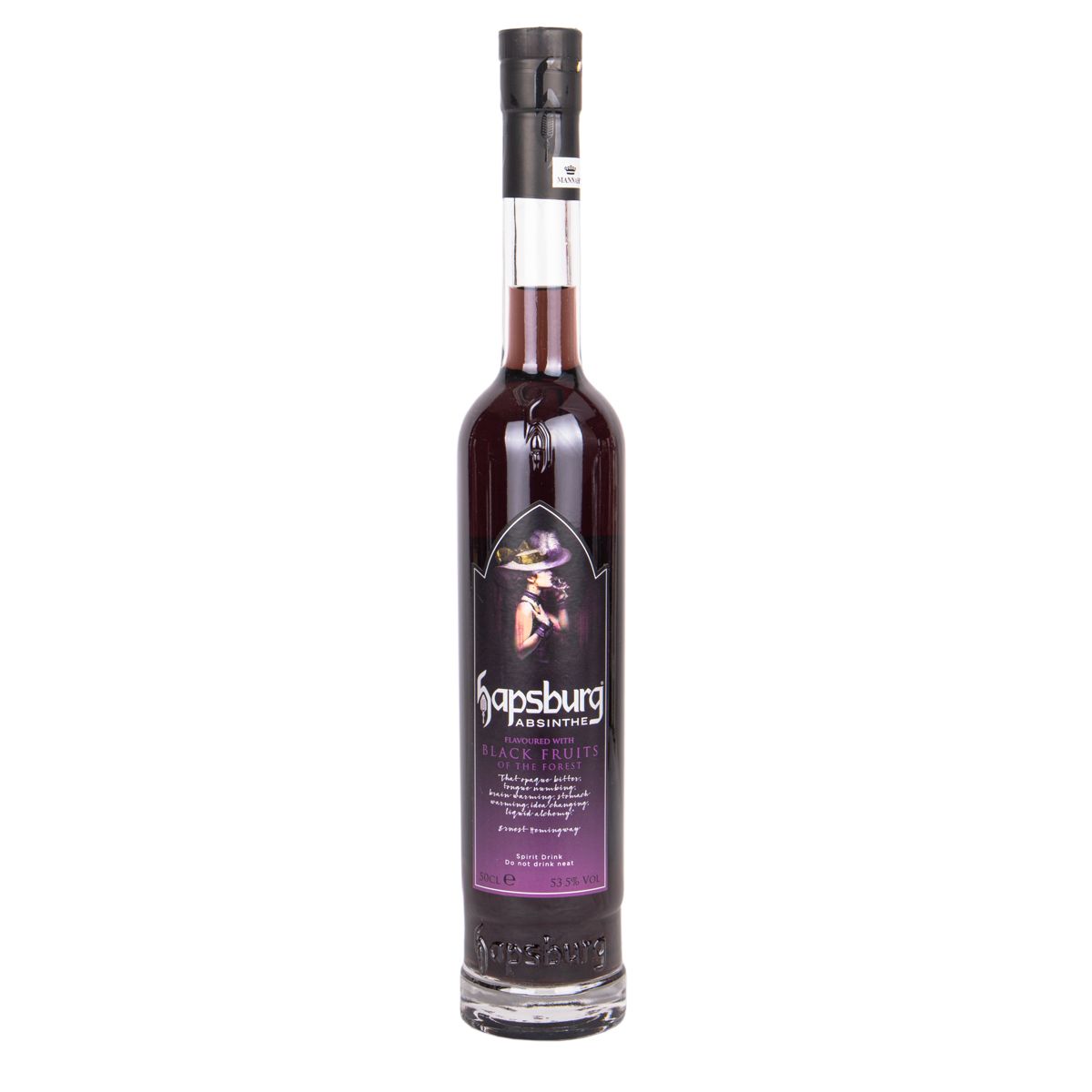 ABSINTHE HASPSBURG EXTRA STRONG X.C. BLACK 53.3% 500ML