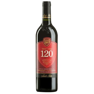 VINO SANTA RITA 120 ARSENAL FC CABERNET SAUVIGNON 750ML