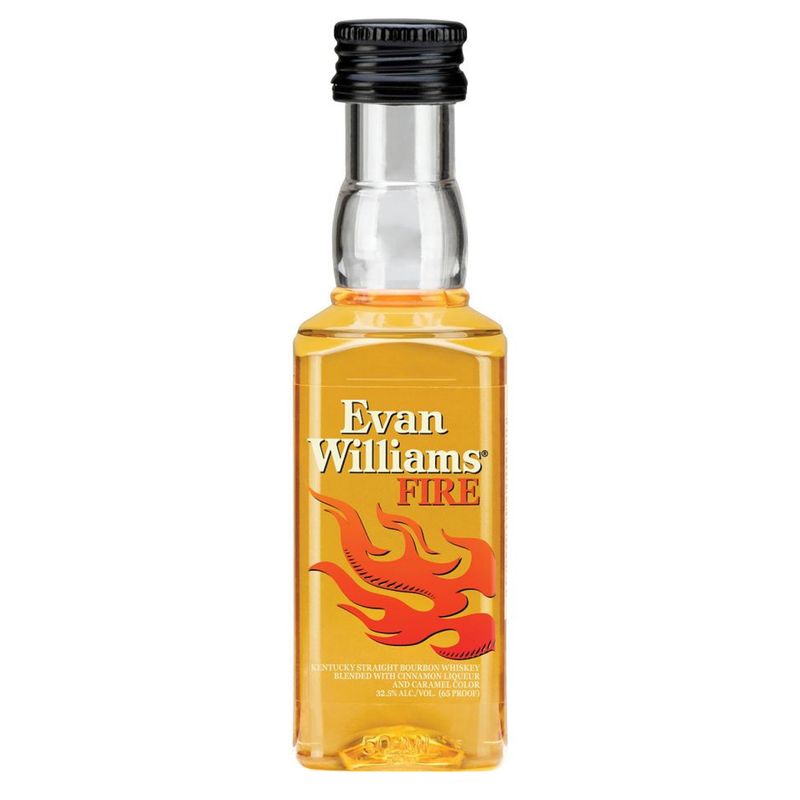 WHISKY EVAN W FIRE BOURBON 50ML