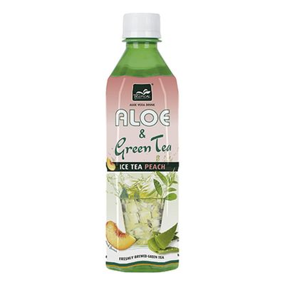 ALOE VERA GREEN TEA PEACH 500ML