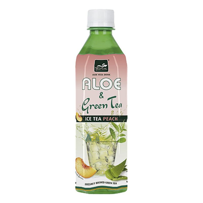 ALOE VERA GREEN TEA PEACH 500ML