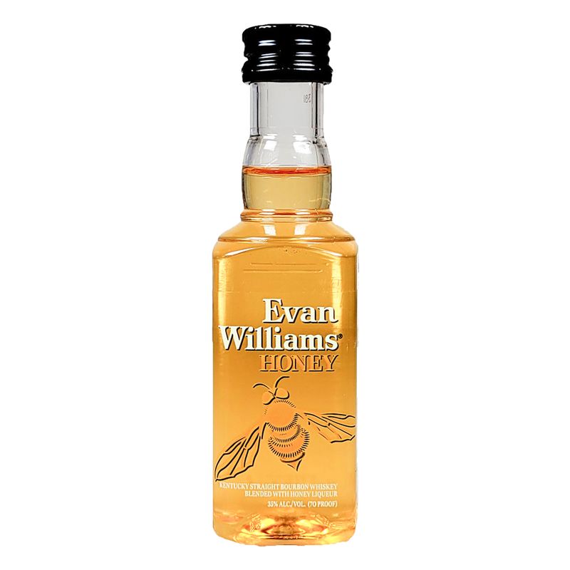 WHISKY EVAN W HONEY BOURBON 50ML