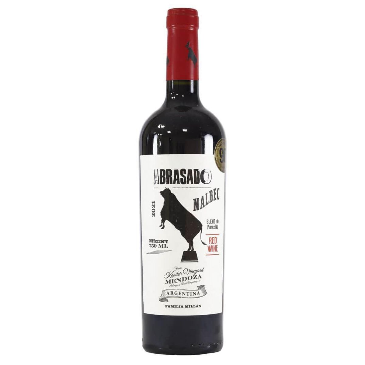 VINO ABRASADO PARCELA MALBEC 750ML