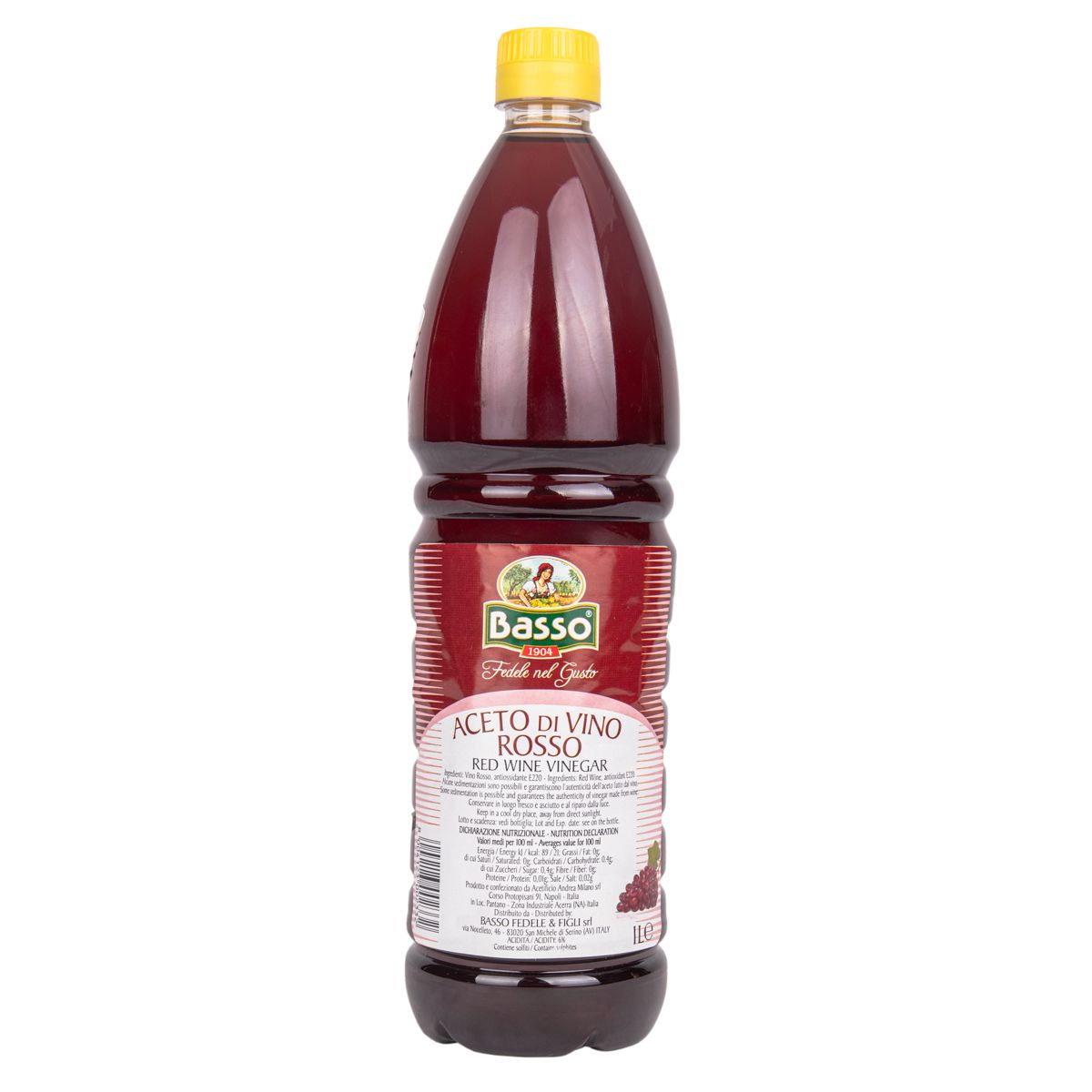 VINAGRE BASSO RED WINE BOTELLA 1L