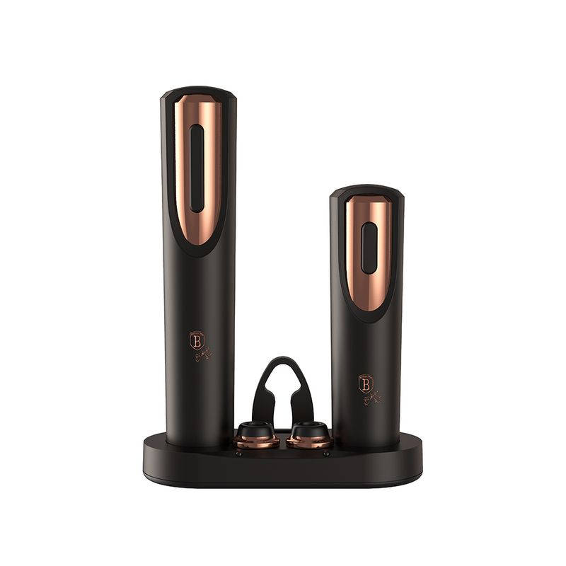 ABRIDOR DE VINO ELECTRICO NEGRO BERLINGER HAUS