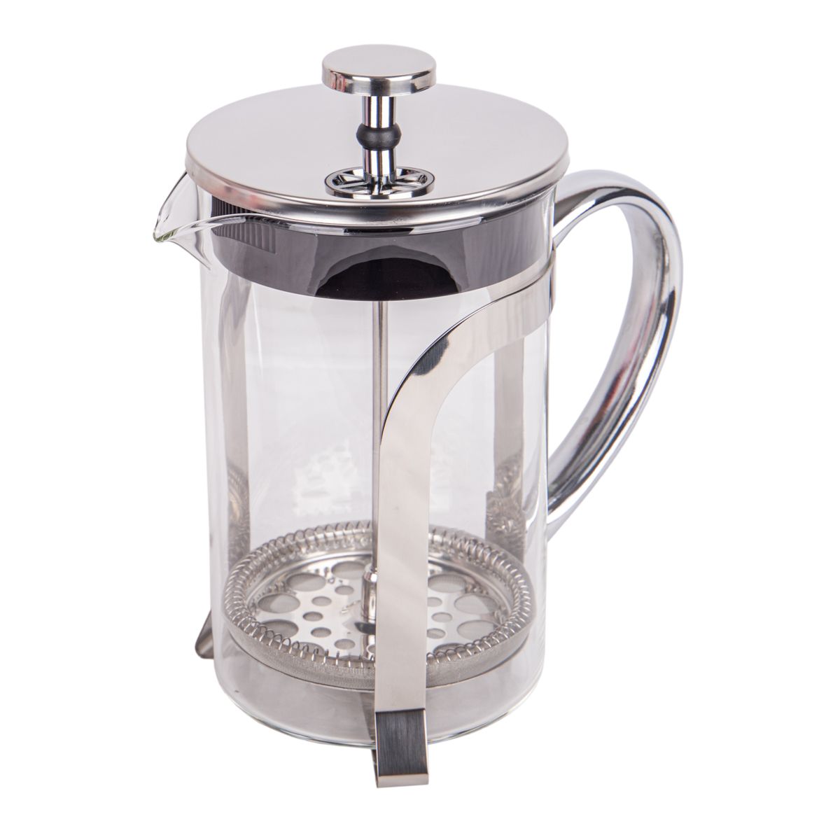 CAFETERA PRENSA FRANCESA EN VIDRIO Y ACERO INOXIDABLE 800ML
