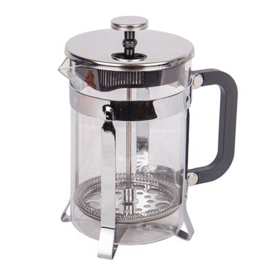 CAFETERA PRENSA FRANCESA EN VIDRIO Y ACERO INOXIDABLE 800ML