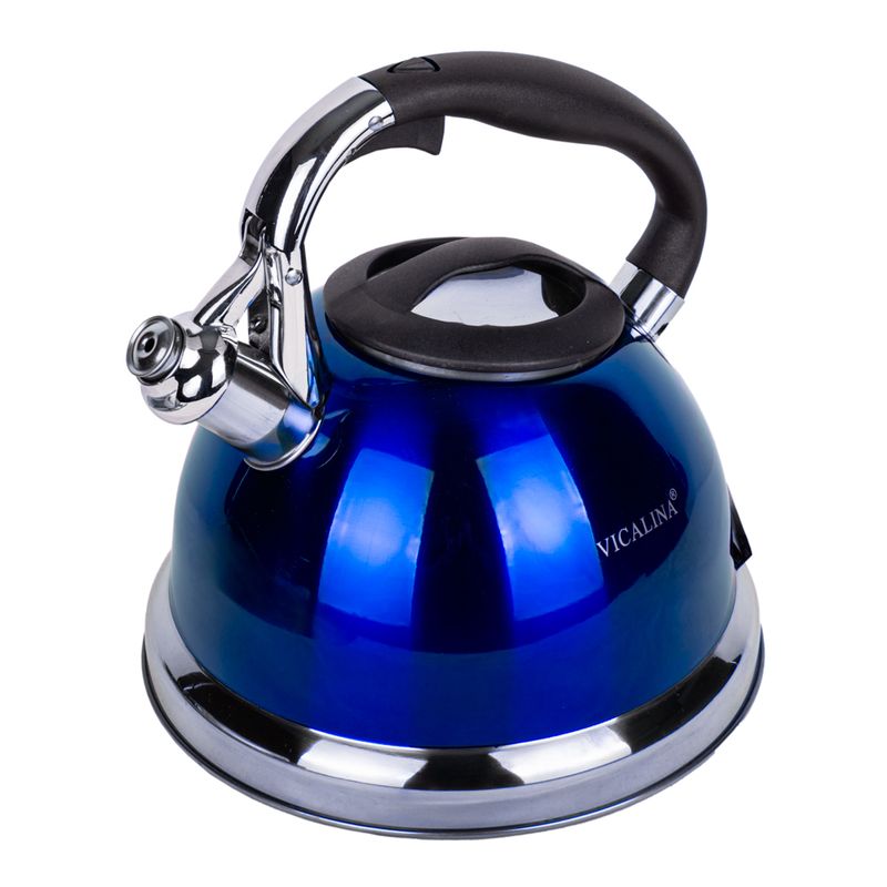 PAVA 3,5L AZUL COM SILBATO