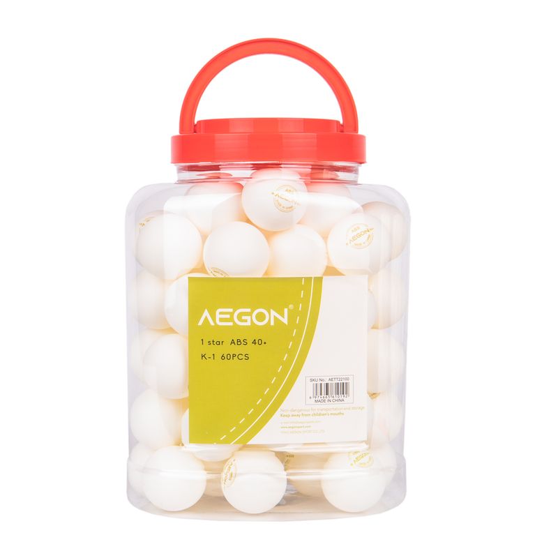 PELOTA PARA TENIS DE MESA PING PONG 1  ESTRELLA POT 60PZ BRANCO